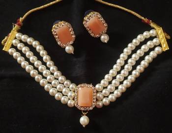 Peach necklaces 2