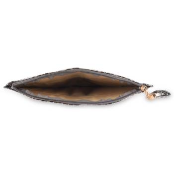 NFI essentials Cosmetic Bag Makeup Pouch for Women Stylish Pouches for Makeup Accessories Storage (Silver) 5