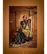 Black Thread Work Spun Cotton Daily & Party Wear Saree With Blouse