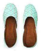Purely Lush Hand Crafted Punjabi Jutti for Women Mojari Khussa Ladies Footwear