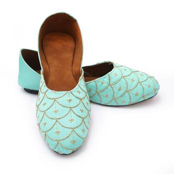 Purely Lush Hand Crafted Punjabi Jutti for Women Mojari Khussa Ladies Footwear 4