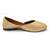 Purely Lush Plain Golden Handcrafted Punjabi Jutti for Women Mojari Khussa