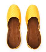 Purely Lush Yellow Punjabi Jutti for women Mojari Khussa Shoes Ladies Footwear
