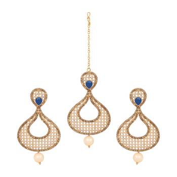 Blue maang-tikka 1