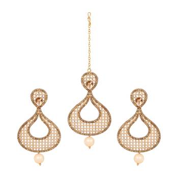 Gold maang-tikka 1