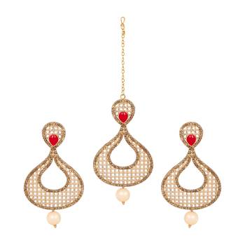 Red maang-tikka 1