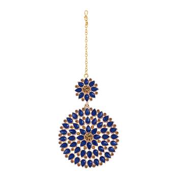 Blue maang-tikka 3
