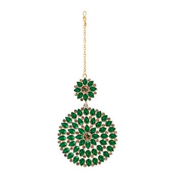 Green maang-tikka 5