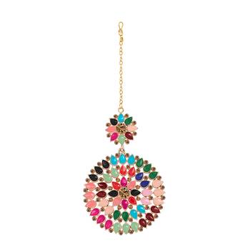 Multicolor maang-tikka 4