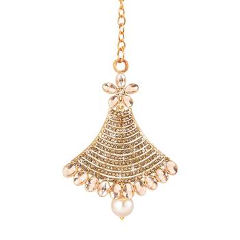 Gold maang-tikka 1