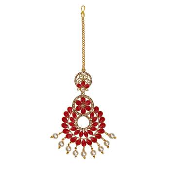 Red maang-tikka 3