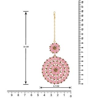 Pink maang-tikka 3
