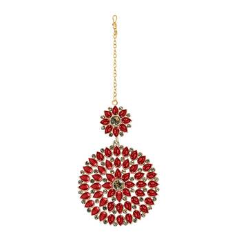 Red maang-tikka 3