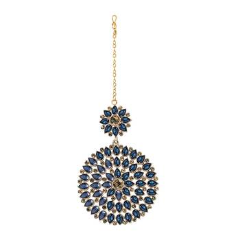 Blue maang-tikka 3