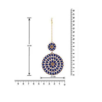 Blue maang-tikka 2