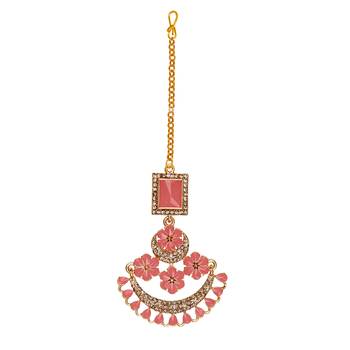 Pink maang-tikka 3