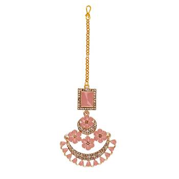 Pink maang-tikka 3
