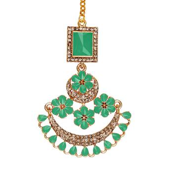 Green maang-tikka 1