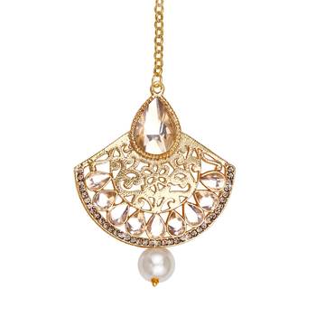 Gold maang-tikka 1