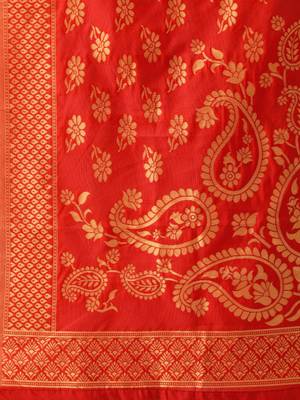 Blue woven jacquard salwar 4