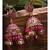 Gold Plated Meenakari Designed Jhumka Earring For Women   Combo of 2 Pearl Alloy Jhumki Earring