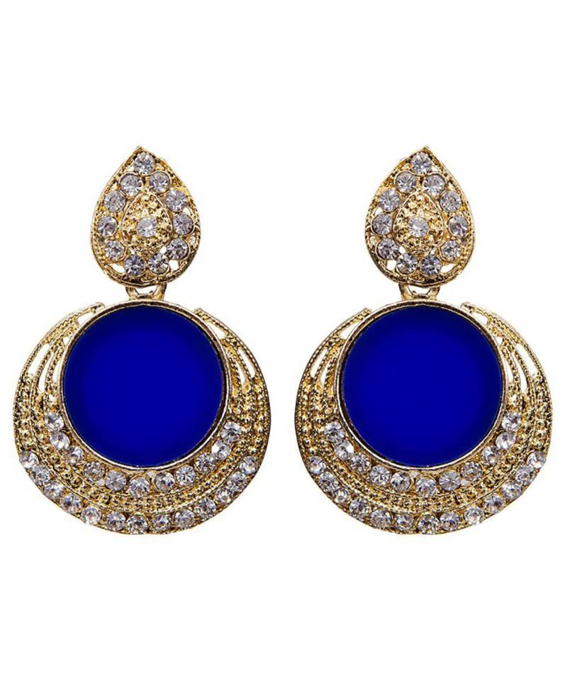 Gold Plated Meenakari Designed Jhumka Earring For Women   Combo of 2 Pearl Alloy Jhumki Earring