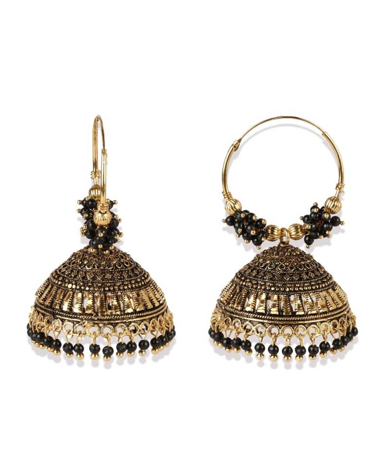 PartyWear Meenakari Designed Round Shaped Jhumka Earring For Women