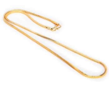 28inches Long Gold Plated Brass Chain 3