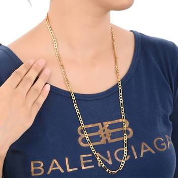 28inches Long Gold Plated Brass Chain 1