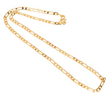 28inches Long Gold Plated Brass Chain 4