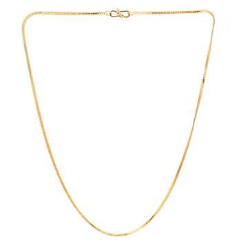 28inches Long Gold Plated Brass Chain 4