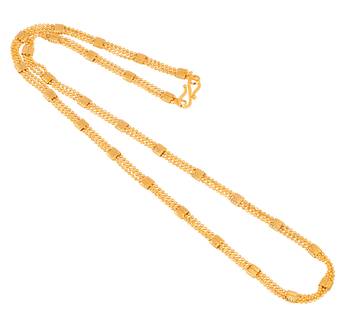28inches Long Gold Plated Brass Chain 3