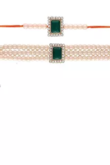 Designer Bhaiya Bhabhi Hanging Lumba Rakhi Combo Set for Rakshabhandan Special
