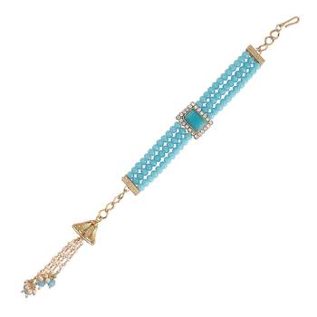 Designer Bhaiya Bhabhi Hanging Lumba Rakhi Combo Set for Rakshabhandan Special 3