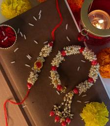 Designer Bhaiya Bhabhi Hanging Lumba Rakhi Combo Set for Rakshabhandan Special