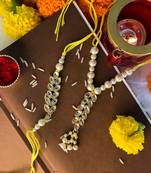 Designer Bhaiya Bhabhi Hanging Lumba Rakhi Combo Set for Rakshabhandan Special