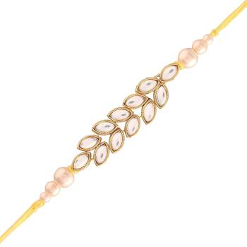 Designer Bhaiya Bhabhi Hanging Lumba Rakhi Combo Set for Rakshabhandan Special 5