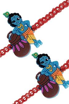 Fancy Cartoon Character Lord Krishna Kid's Rakhi 