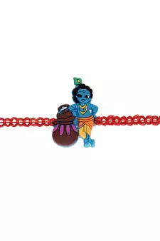 Fancy Cartoon Character Lord Krishna Kid's Rakhi 