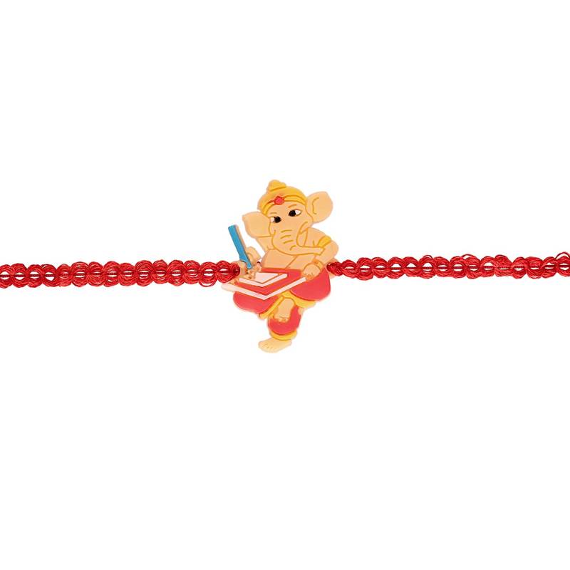 Fancy Cartoon Character Bal Ganesha Kid's Rakhi 
