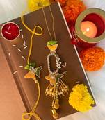 Designer Bhaiya Bhabhi Hanging Lumba Rakhi Combo Set for Rakshabhandan Special