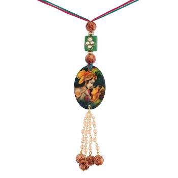 Designer Bhaiya Bhabhi Hanging Lumba Rakhi Combo Set for Rakshabhandan Special 4