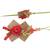Designer Bhaiya Bhabhi Hanging Lumba Rakhi Combo Set for Rakshabhandan Special