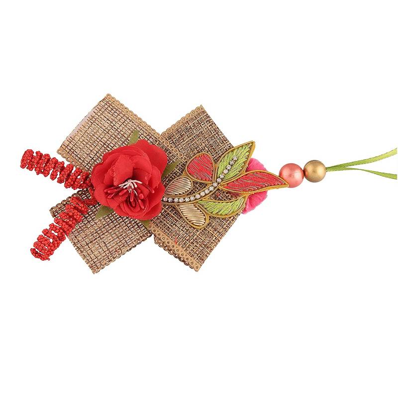 Designer Bhaiya Bhabhi Hanging Lumba Rakhi Combo Set for Rakshabhandan Special