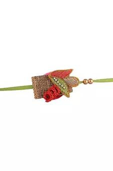 Designer Bhaiya Bhabhi Hanging Lumba Rakhi Combo Set for Rakshabhandan Special