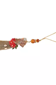Designer Bhaiya Bhabhi Hanging Lumba Rakhi Combo Set for Rakshabhandan Special