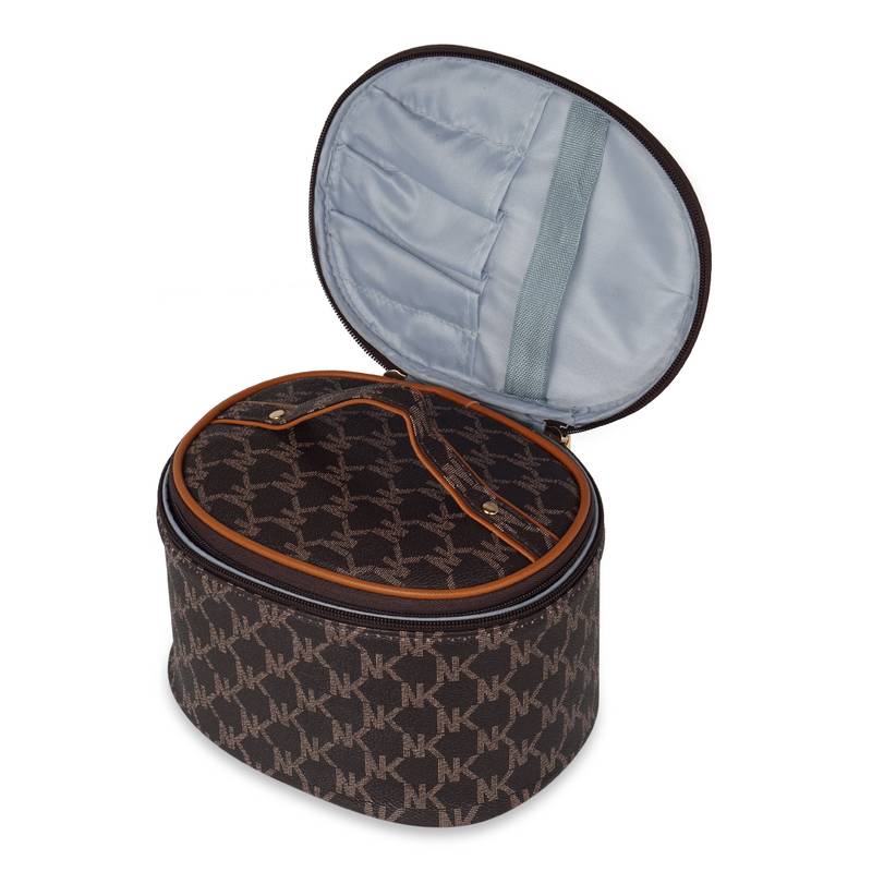 NFI essentials Set of 2 Piece Makeup Box Cosmetic Box Jewellery Box Trousseau Box Vanity Box Organizer Makeup