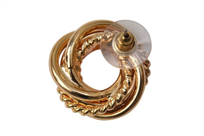 Classic Simple Gold Stud Earrings