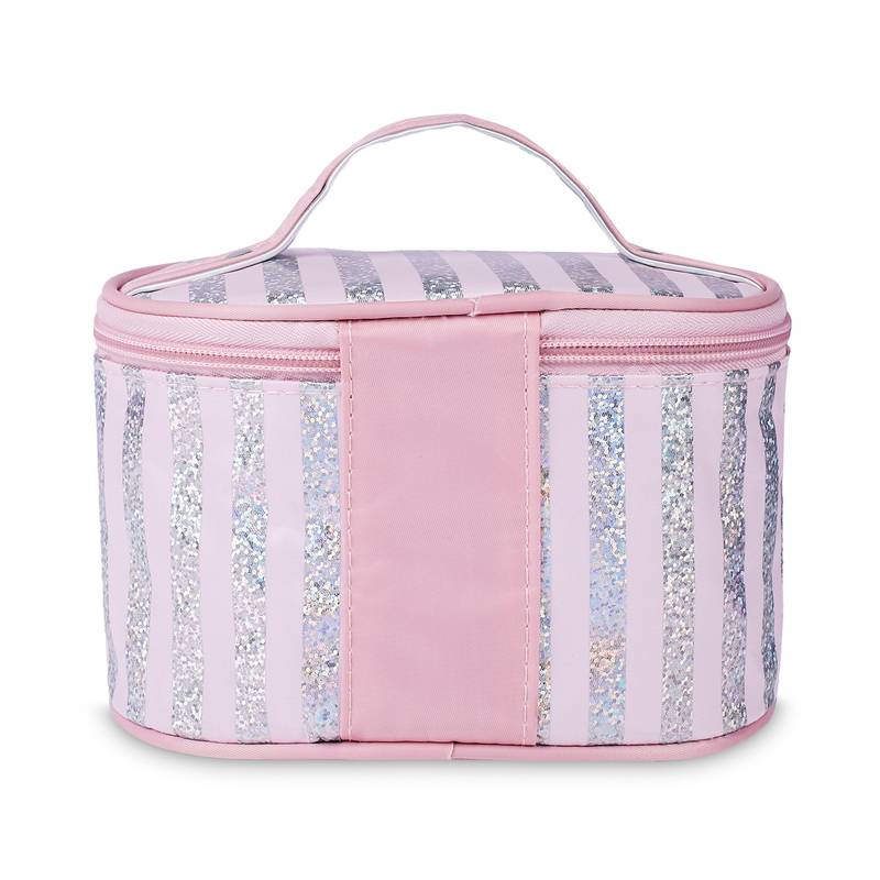 NFI essentials Women's and Girl's Flashy Stylish Pouches for Makeup accessories; Cosmetic; Toiletry Bag;  (Pack of 2)