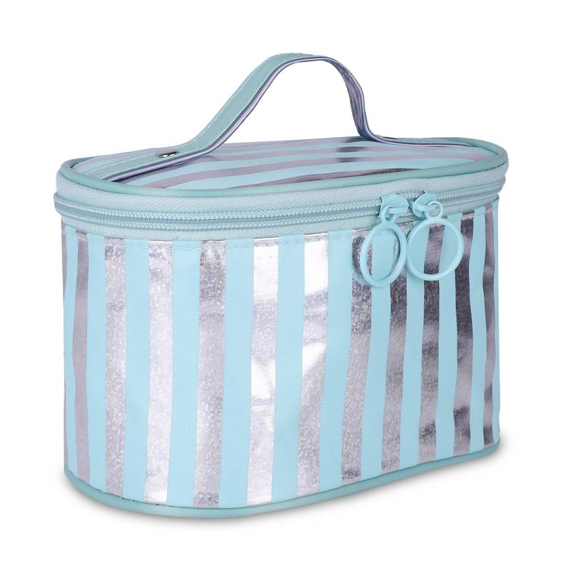 NFI essentials Women's and Girl's Flashy Stylish Pouches for Makeup accessories; Cosmetic; Toiletry Bag;  (Green)